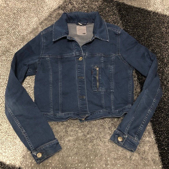 levi's stretch denim jacket